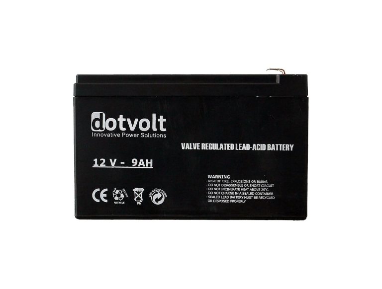 DOTVOLT VOLT DT9-12 12V 9AH Kuru Tip UPS+Güvenlik Aküsü - VOLT DT9-12 12V 9AH UPS
