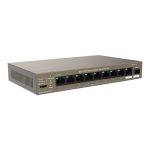 TENDA TEG1110PF-8-102W 8GE PoE Port (102W), 1xCombo Uplink Desktop Switch / TEG1110PF-8-102W-KAR56999 - Görsel 3