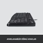 LOGITECH K120 Q TR KABLOLU KLAVYE (920-002505) / 920-002505-KAR34257 - Görsel 4