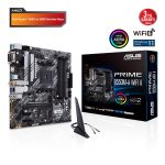 ASUS PRIME B550M-A WIFI II AMD B550 AM4 DDR4 4866 HDMI DVI VGA Çift M2 USB3.2 AX / 90MB19X0-M0EAY0-KAR57141 - Görsel 2