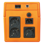 MAKELSAN Lion 1200VA 2x7AH Line Interactive UPS / MU01200L11EA005-KAR57180 - Görsel 2