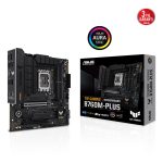 ASUS TUF GAMING B760M-PLUS Intel B760 LGA1700 DDR5 7200 HDMI 2x M2 USB3.2 AURA R / 90MB1ES0-M1EAY0-KAR59032 - Görsel 2