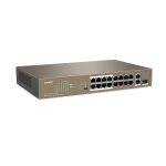 TENDA TEF1118P-16-150W 16FE PoE Port (150W), 1GE Uplink, 1xCombo SFP Switch / TEF1118P-16-150W-KAR53207 - Görsel 4