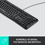 LOGITECH K120 Q TR KABLOLU KLAVYE (920-002505) / 920-002505-KAR34257 - Görsel 3