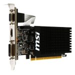 2 GB MSI VGA GT 710 2GD3H LP GT710 DDR3 64B DX12 PCIE 3.0 X16 1XVGA 1XDVI 1XHDMI / GT 710 2GD3H LP-KAR41582 - Görsel 3