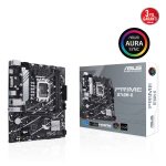 ASUS PRIME B760M-K LGA1700 DDR5 8000 Çift M2 USB3.2 AURA RGB 2.5Gbit LAN mATX / 90MB1FI0-M1EAY0-KAR57814 - Görsel 2