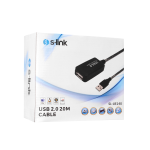 S-LINK SL-UE140 USB2.0 20m Şeffaf Uzatma Kablo / SL-UE140-KAR32078 - Görsel 3