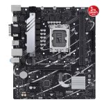 ASUS PRIME B760M-K D4 Intel B760 LGA1700 DDR4 5333 HDMI VGA 2x M2 USB3.2 AURA RG / 90MB1DS0-M1EAY0-KAR58428 - Görsel 3