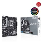 ASUS PRIME B760M-K D4 Intel B760 LGA1700 DDR4 5333 HDMI VGA 2x M2 USB3.2 AURA RG / 90MB1DS0-M1EAY0-KAR58428 - Görsel 2