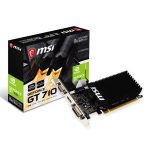 2 GB MSI VGA GT 710 2GD3H LP GT710 DDR3 64B DX12 PCIE 3.0 X16 1XVGA 1XDVI 1XHDMI / GT 710 2GD3H LP-KAR41582 - Görsel 2