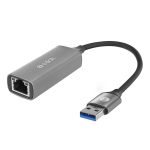S-LINK SW-U334 Gri Metal USB 3.0 to RJ45 10/100/1000Mbps Gigabit Adaptör / SW-U334-KAR60068 - Görsel 2