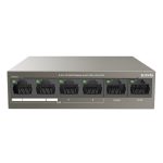 TENDA TEF1106P-4-63W 4FE PoE Port (63W), 2FE Uplink Desktop Switch / TEF1106P-4-63W-KAR53206 - Görsel 3