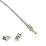 FRISBY FNW-RJ4532N CAT6 EZ RJ45 Yeni Nesil 100'lü Metal Konnektör / FNW-RJ4532N-KAR57493 - Görsel 2
