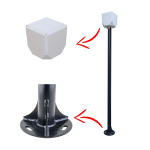 KameraKutusu TRK-1-100+154 T1 Metre Metal Kamera Direği ( TRK-154 Dahil / TRK-1-100+154-KAR60357 - Görsel 2