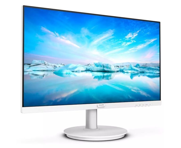 23.8" Philips 241V8AW/01 4ms 75Hz FHD VGA HDMI MM Vesa  Beyaz Monitör - 241V8AW/01