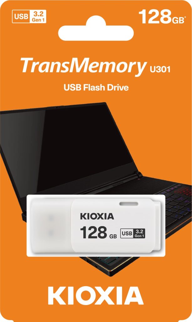 Kioxia 128GB U301 USB 3.2 GEN 1 Bellek (LU301W128GG4) - cev.usb.0060