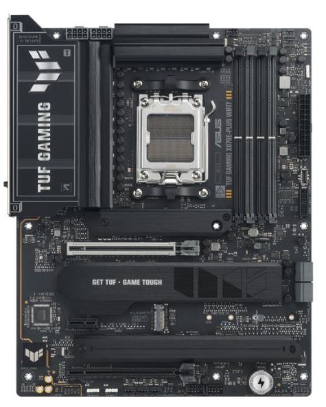 ASUS TUF GAMING X870E-PLUS WIFI7 X870 DDR5 (Vga Yok) GLan 2.5GB ATX AM5 AMD Anakart - 40775