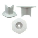 KameraKutusu TRK-07 Yuvarlak ve Çokgen Direk Montaj Flanşı - TRK-07