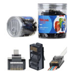 TRKLink EZ RJ45 KONNEKTÖR (SİYAH) 100 'lü PAKET YENİ NESİL - TRKL45SI