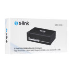 S-LINK MSV-1215 2 Port VGA Monitör Çoklayıcı (150 MHZ) - 9529