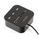 DARK DK-AC-UCR202 Çoklu Yapı USB 2.0 + 3 USB Port Harici Kart Okuyucu - 16978