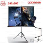 CODEGEN TX-24 240x200 Ayaklı Projeksiyon Perdesi - 17775