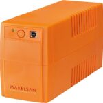 MAKELSAN LION 650 VA (1x12V 7AH Akü) Turuncu Line Interactive 5/10 dk UPS - 19441