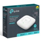 TP-LINK OMADA EAP225 1 Port Gigabit AC1350 3 Anten Tavan Tipi Gigabit Wi-Fi Access Point - 19487