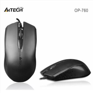 A4 TECH OP-760 USB 1000dpi siyah Mouse - 22542