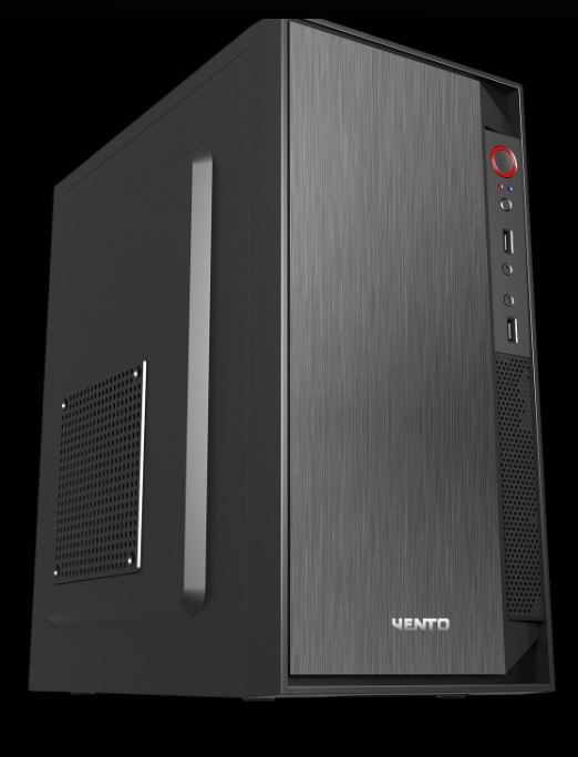 VENTO VS119S 400W Siyah Mini Tower M-ATX Kasa- 38849 VENTO VS119S 400W Siyah Mini Tower M-ATX Kasa - 38849