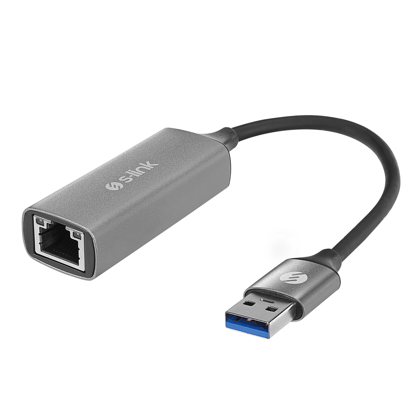 S-link SW-U334 Gri Metal USB 3.0 to RJ45 10/100/1000Mbps Gigabit Adaptör- Aks.Cev.Usb.0012 S-link SW-U334 Gri Metal USB 3.0 to RJ45 10/100/1000Mbps Gigabit Adaptör - Aks.Cev.Usb.0012
