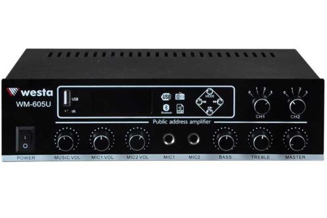 WESTA WM-605U 100W 2 Zone Mikser Amfi - 29643