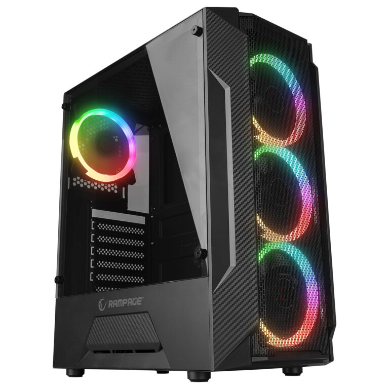 Rampage FUSION 650W 80+ BRONZE Rainbow Temperli Cam ATX Mid-T Gaming Oyuncu Kasa - Bbi.Isl.Kas.Kas.0107