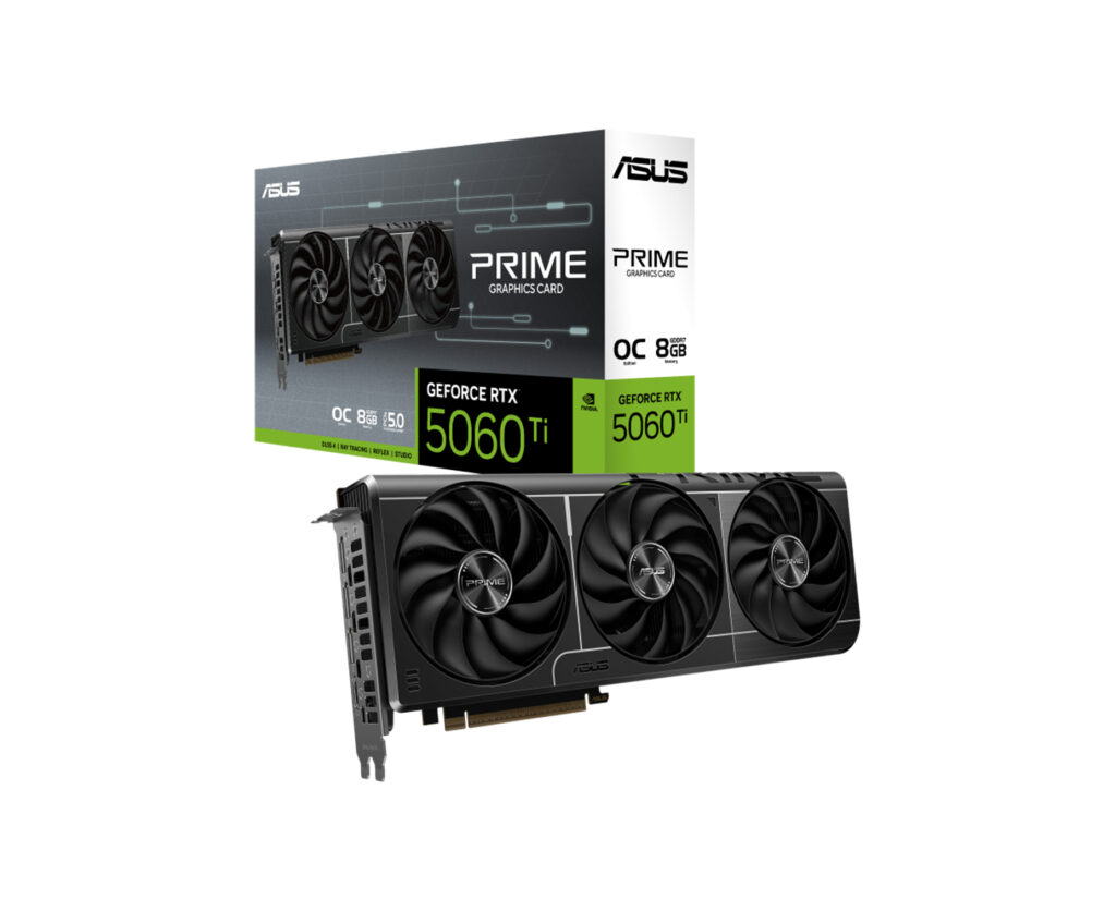 Asus PRIME-RTX5060TI-O8G 8GB 128Bit GDDR7 DP/HDMI PCI 5.0 Ekran Kartı - Bbi.Isl.Ekr.Nvd.0193