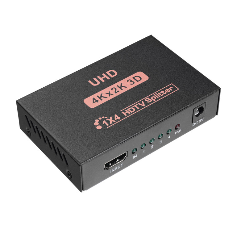 Hytech HY-LU4 4 Port 4K*2K HDMI Splitter - Aks.Cok.Hdm.0002