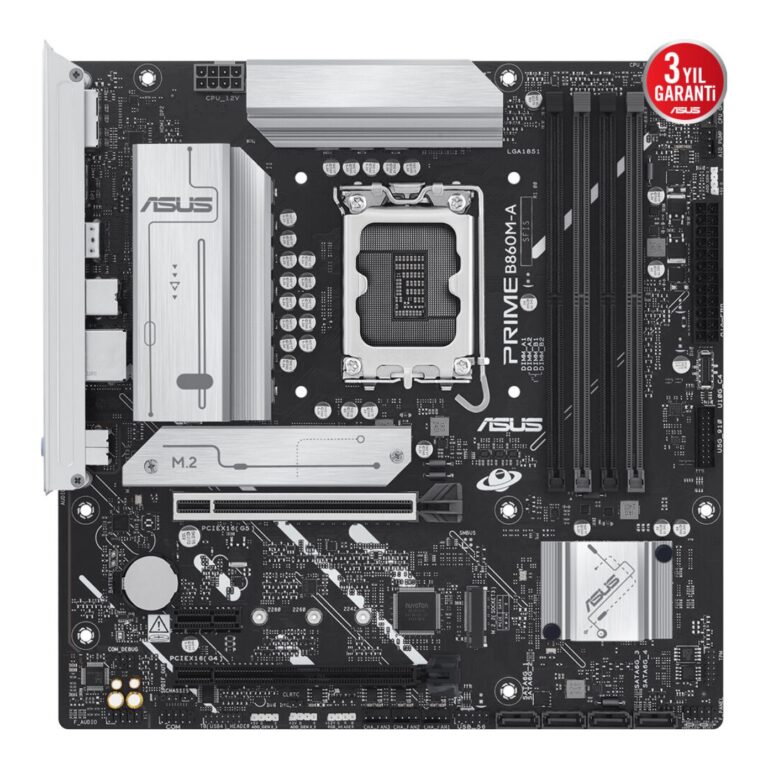ASUS PRIME B860M-A-CSM LGA1851 DDR5 8666 AURA RGB 2.5Gbit LAN mATX - 90MB1K00-M0EAYC