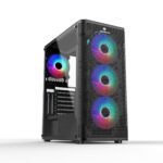 GAMEBOOSTER GB-M206B Powersız Siyah Mesh Panel Mid Tower ATX Kasa - 34563