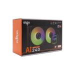 AIGO AI240 LGA1700/AM4/AM5 240 mm ARGB Siyah Sıvı Soğutma - 39526
