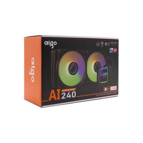 AIGO AI240 LGA1700/AM4/AM5 240 mm ARGB Siyah Sıvı Soğutma- 39526 AIGO AI240 LGA1700/AM4/AM5 240 mm ARGB Siyah Sıvı Soğutma - 39526