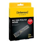 Intenso MI500 500GB M.2 5300MBs/4500MB/s PCIe NVMe 4.0 x4 (3836450) - Bbi.Isl.Dep.Dsd.0137