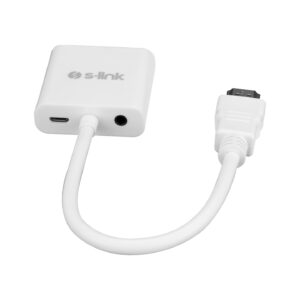 S-LINK SL-HVS13 HDMI to VGA + Audio Micro Usb Çevirici Adaptör - 22985