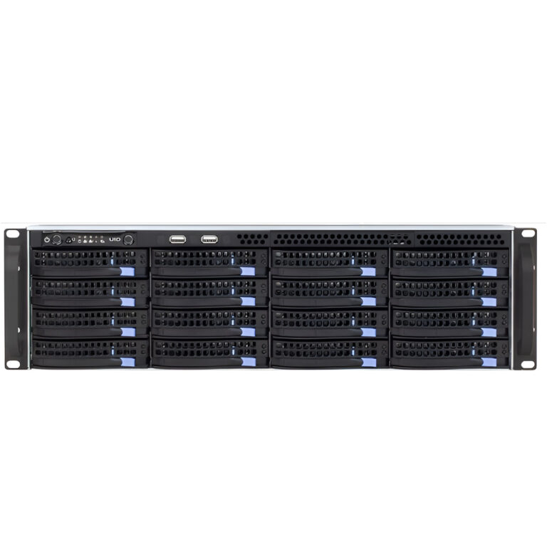 TRASSIR UltraStation 16/x RAID INT 256 Kanal 3U 16 Yuvalı NVR Kayıt Cihazı - UltraStation16/x