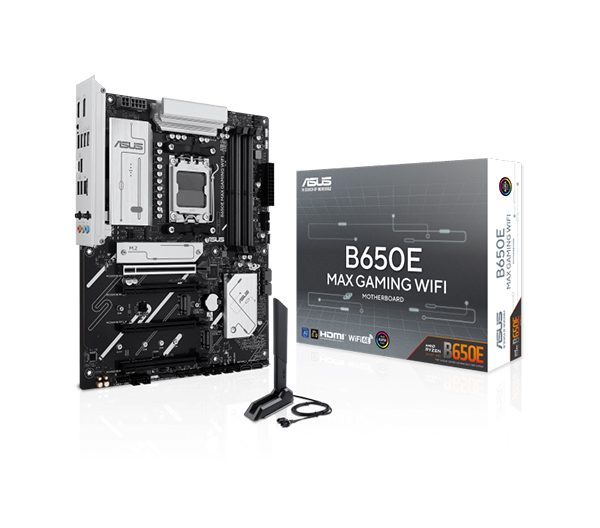 Asus B650E MAX GAMING WIFI W AMD B650 DDR5 M.2 DP/HDMI PCI 5.0 AM5 Anakart- Bbi.Isl.Ank.Amd.0078 Asus B650E MAX GAMING WIFI W AMD B650 DDR5 M.2 DP/HDMI PCI 5.0 AM5 Anakart - Bbi.Isl.Ank.Amd.0078