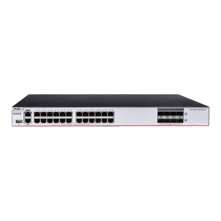 RUIJIE RG-CS85-24GT8XS-D 24-Port 1GE RJ45 8X10G SFP L-3 Yönetilebilir Switch - RG-CS85-24GT8XS-D