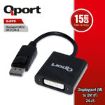 QPORT DISPLAY(M) TO DVI(F) 24+5 ÇEVİRİCİ (Q-DPD) - Q-DPD
