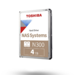 TOSHIBA N300 4 TB 7200RPM SATA3  512MB  7/24  1-8  Yuvalı  Nas için / MN10ADA400ES-KAR61952 - Görsel 2