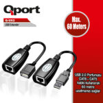 QPORT 60M USB EXTENDER 2 Lİ PAKET (Q-UX2) - Q-UX2