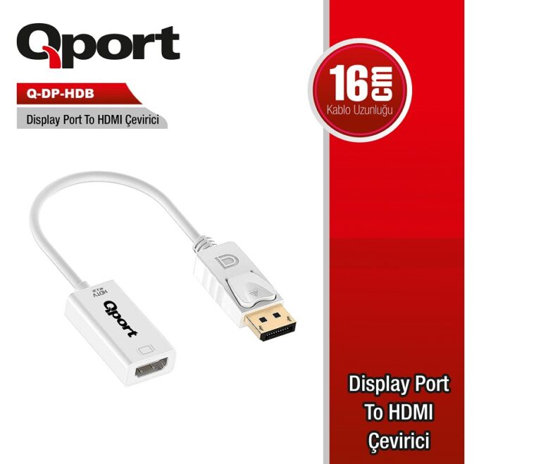 QPORT DISPLAY to HDMI ÇEVİRİCİ (Q-DP-HDB) - Q-DP-HDB