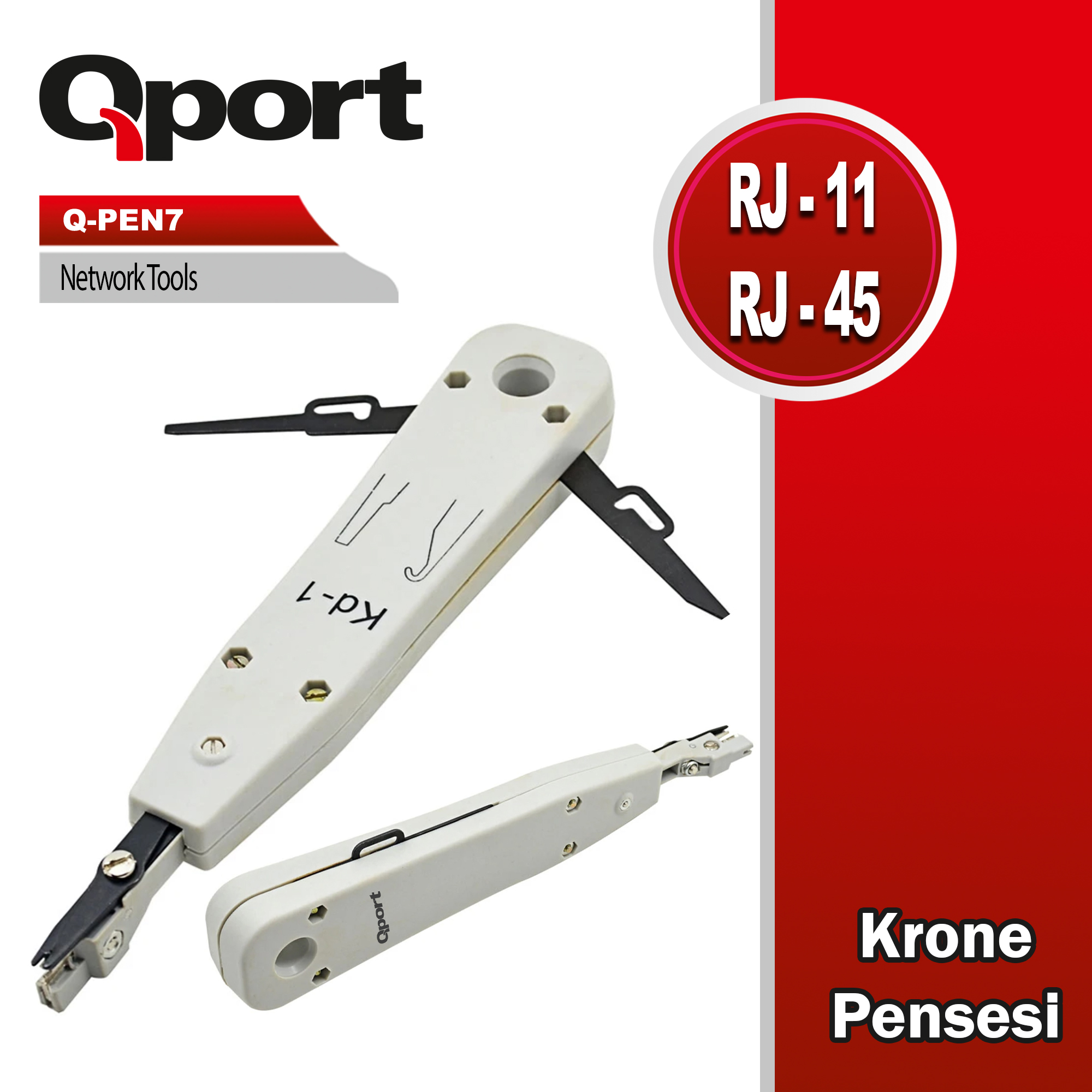 QPORT KRONE ÇAKMA PENSESİ (Q-PEN7)- Q-PEN7 QPORT KRONE ÇAKMA PENSESİ (Q-PEN7) - Q-PEN7