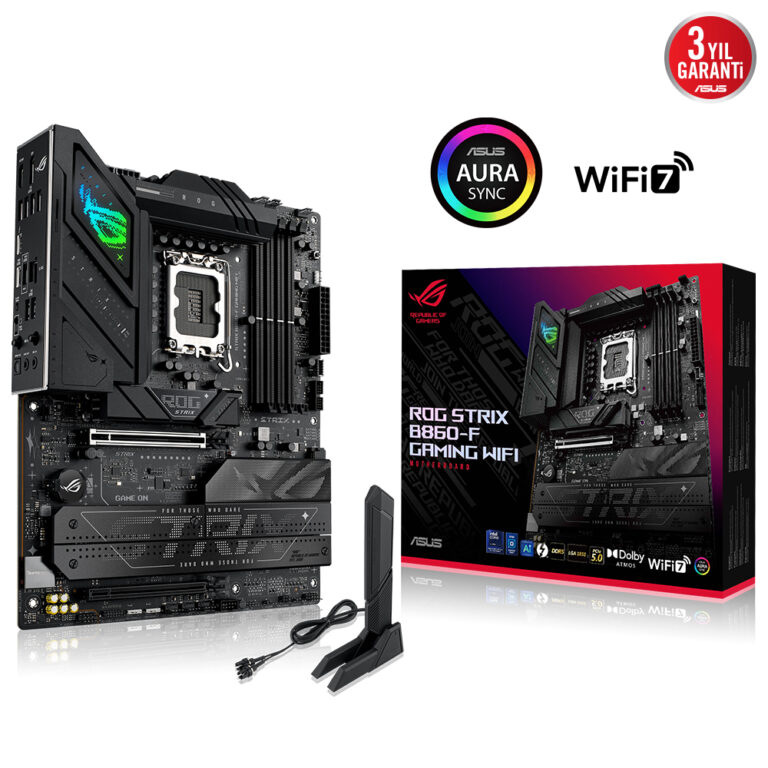 Asus ROG STRIX B860-F GAMING WIFI  DDR5 1851P DP HDMI 4xM2 RGB BT WiFi 7 ATX - 90MB1JG0-M0EAY0